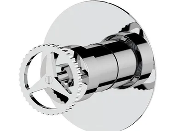 CHRONO - Single handle shower mixer with plate by Remer Rubinetterie - view 2